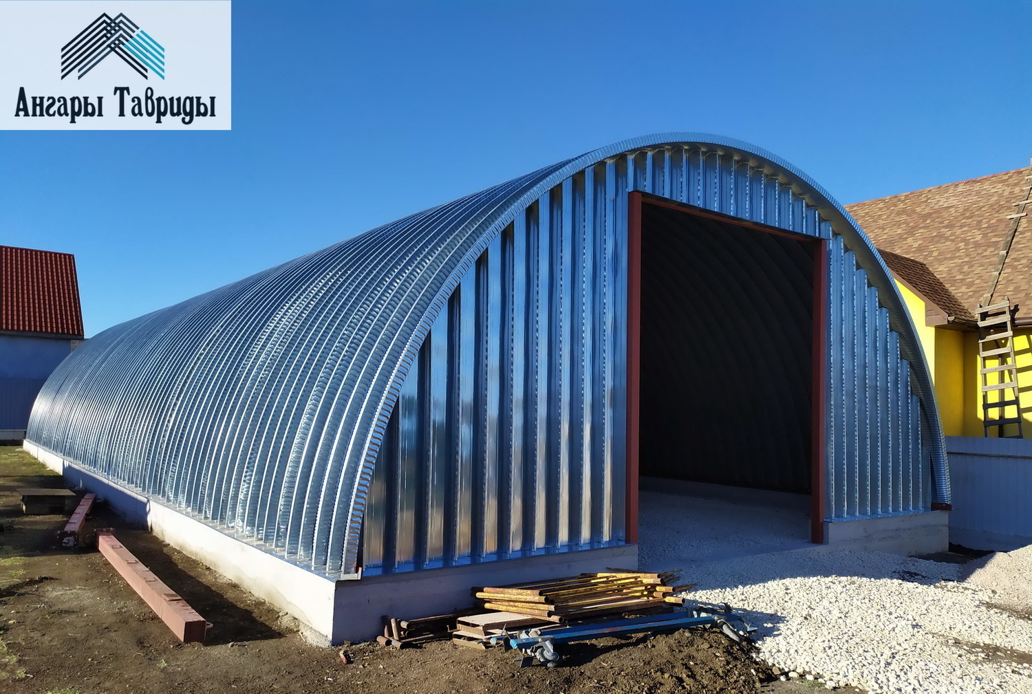 Строительство арочных бескаркасных ангаров, складов, зернохранилищ ангар, склад, бескаркасный, быстровозводимый, логистический, цех, навес, кровля, строительство, металлоконструкции, зернохранилище, зерносклад, овощехранилище, сто, арочный, зерноток, металлический, стальной